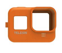 Силиконовый чехол Telesin для GoPro HERO 8 Black ( GP-PTC-801-OR) Orange фото