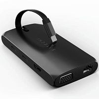 Хаб Satechi USB-C 8 в 1 (ST-UCMBAK) Black