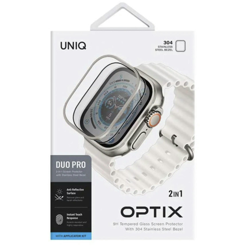 Защитное стекло Uniq Optix Duo Pro Clear для Apple Watch Ultra 49mm фото фото 2