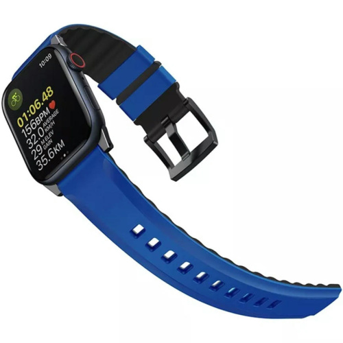 Ремешок Uniq Linus Airsoft Silicone 49mm Apple Watch Rasing Blue (49MM-LINUSRBLU) фото фото 2