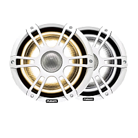 Fusion® Signature Series 3 Marine Speakers – коаксиальные морские динамики «спортивный белый» 7,7" 280 Вт со светодиодной иллюминацией CRGBW