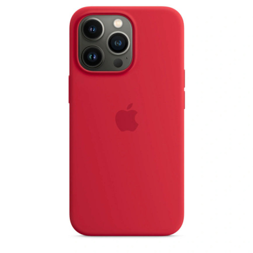 Силиконовый чехол Apple MagSafe для iPhone 13 Pro Red фото 3