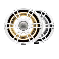 Fusion® Signature Series 3 Marine Speakers – коаксиальные морские динамики «спортивный белый» 8,8" 330 Вт со светодиодной иллюминацией CRGBW