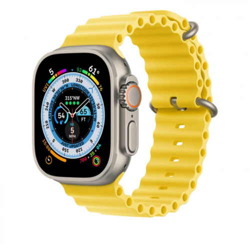 Ремешок Apple Watch Ultra 49mm Yellow Ocean Band фото фото 4