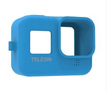Силиконовый чехол Telesin для GoPro HERO 8 Black ( GP-PTC-801-BL) Blue фото
