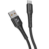 Кабель Deppa Armor USB/USB-C 1m 72516 Black
