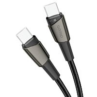 Кабель Deppa USB-C/USB-C, 140W, 1.5m 72527 Black