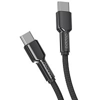 Кабель Deppa Elite USB-C/USB-C, 1m 72506 Black