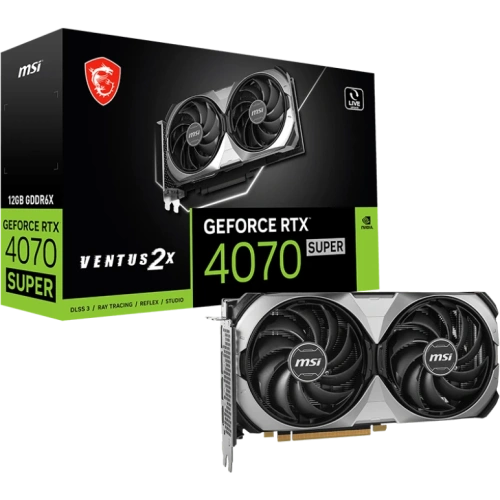 Видеокарта NVIDIA GeForce RTX 4070 Super MSI 12Gb (RTX 4070 SUPER 12G VENTUS 2X) фото 6