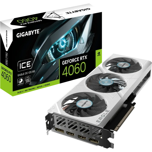 Видеокарта NVIDIA GeForce RTX 4060 Gigabyte Eagle ICE OC 8Gb (GV-N4060EAGLEOC ICE-8GD) фото 9