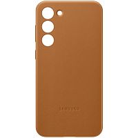 Чехол Samsung Series для Galaxy S23 Leather Case Camel