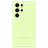 Чехол Samsung Silicone Case для S24 Ultra Light Green