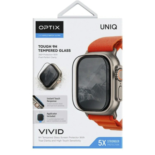 Защитное стекло Uniq Optix Vivid Clear для Apple Watch Ultra 49mm фото фото 3