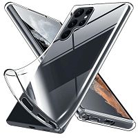 Чехол Silicone Silicone Cover для Galaxy S22 Ultra Crystal-clear