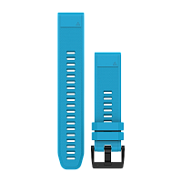 Ремешок сменный QuickFit 22 мм (силикон) голубой фото