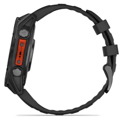 Умные часы Garmin Fenix 8, 47 мм, AMOLED, Slate Gray with black silicone band фото фото 8