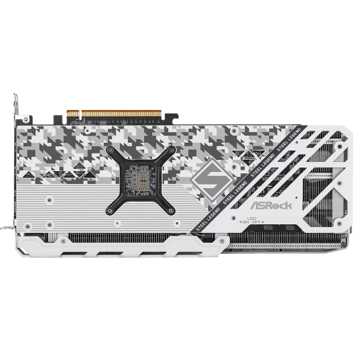 Видеокарта AMD Radeon RX 7700 XT ASRock Steel Legend OC 12Gb (RX7700XT SL 12GO) фото 4