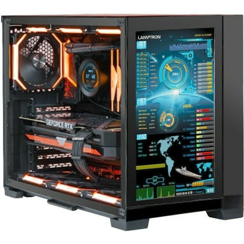 Корпус Lamptron DMS380B Monitor Case Black