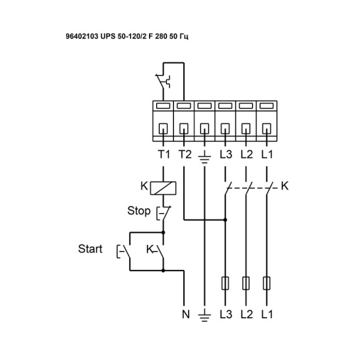 Насос циркуляционный Grundfos UPS 50-120 F (3x380) фото 3