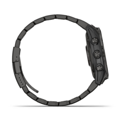 Fenix 7 Sapphire Solar титановый угольно-серый DLC с угольно-серым титановым DLC браслетом фото фото 5