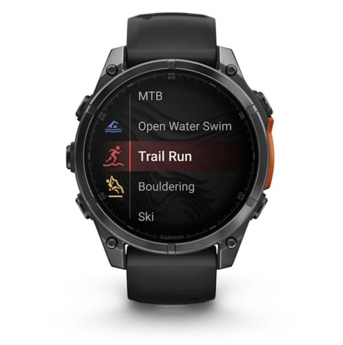 Умные часы Garmin Fenix 8, 47 мм, AMOLED, Slate Gray with black silicone band фото фото 4