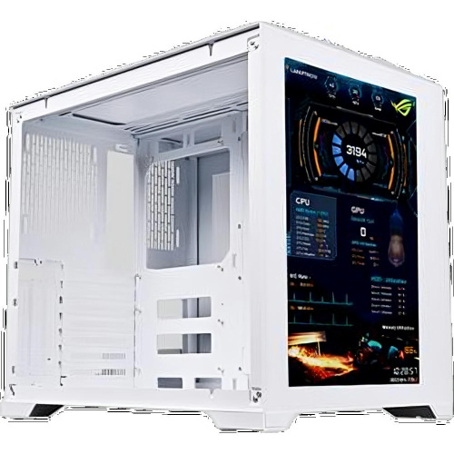 Корпус Lamptron DMS377 Monitor Case White