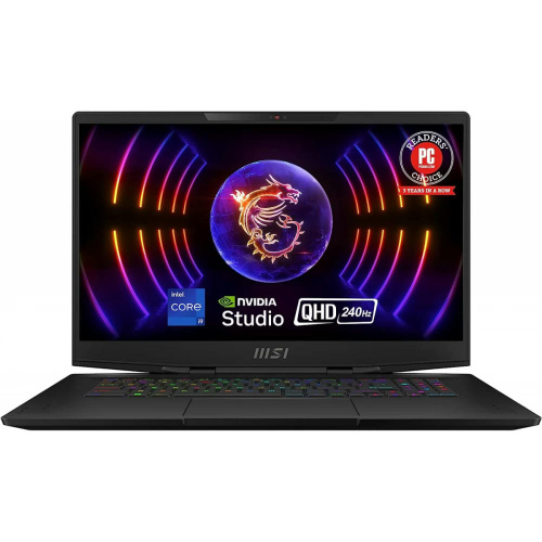 Ноутбук MSI Stealth 17 17.3" 2560x1440 240hz QHD IPS (Intel Core i9-13900H, 32GB DDR5, 2TB SSD, NVIDIA GeForce RTX 4080, Win 11) A13VH-008US