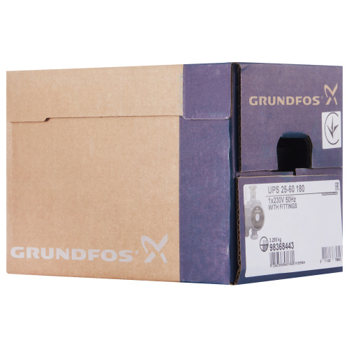 Насос циркуляционный GRUNDFOS UPS 25-60 EU фото 7