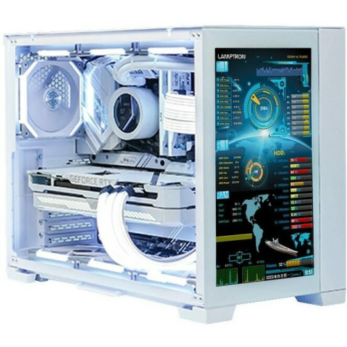 Корпус Lamptron DMS380 Monitor Case White