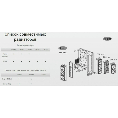 Корпус Thermaltake DistroCase 350P Black (CA-1Q8-00M1WN-00) фото 7