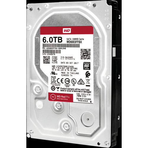 Жёсткий диск 6Tb SATA-III WD Red Pro (WD6003FFBX)