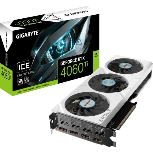 Видеокарта NVIDIA GeForce RTX 4060 Ti Gigabyte 8Gb (GV-N406TEAGLEOC ICE-8GD) фото 9