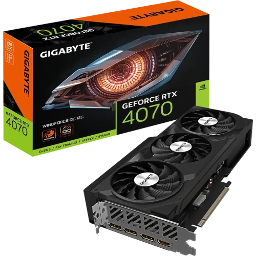 Видеокарта NVIDIA GeForce RTX 4070 Gigabyte 12Gb (GV-N4070WF3OC-12GD) фото 8