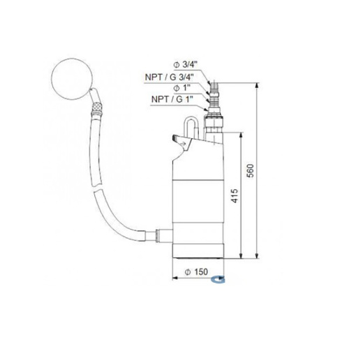 Насос колодезный Grundfos SB 3-45 AW фото 3