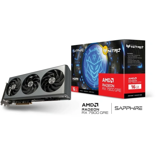 Видеокарта AMD Radeon RX 7900 GRE Sapphire Gaming OC Nitro+ 16Gb (11325-02-20G) фото 7